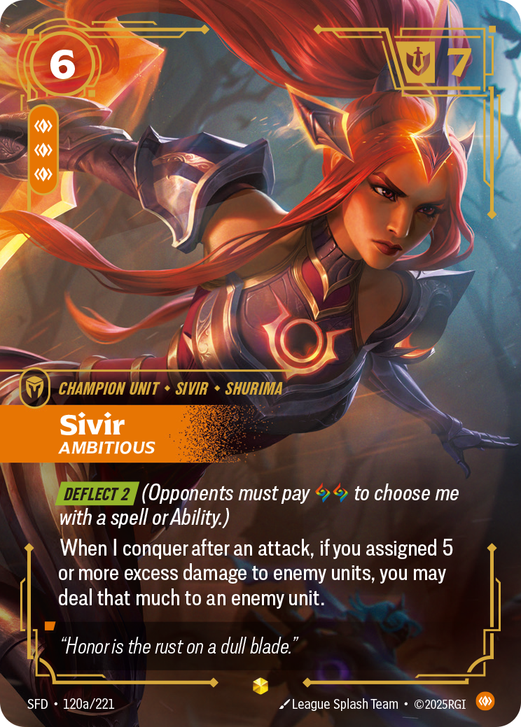 Sivir - Ambitious (Alternate Art)