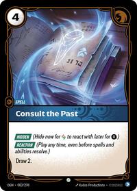 Consult the Past