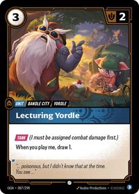 Lecturing Yordle
