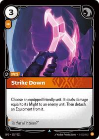 Strike Down